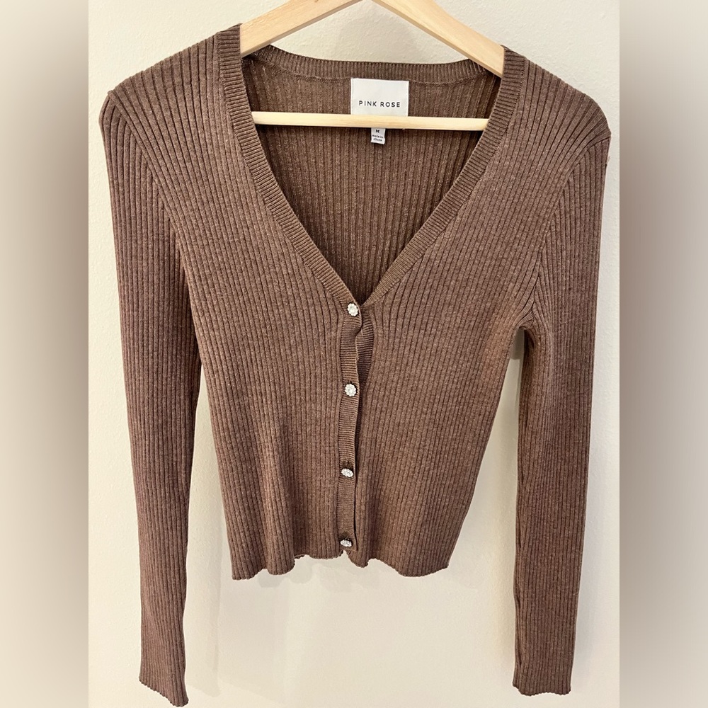 Cropped cardigan